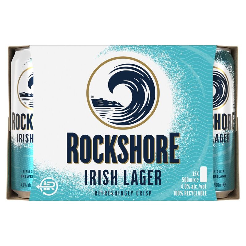 Rockshore Irish Lager Beer 12 x 500ml