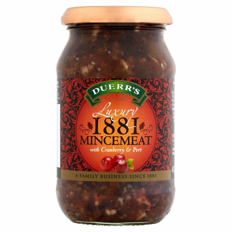 Duerr's Luxury Mincemeat with Cranberry & Port 411g