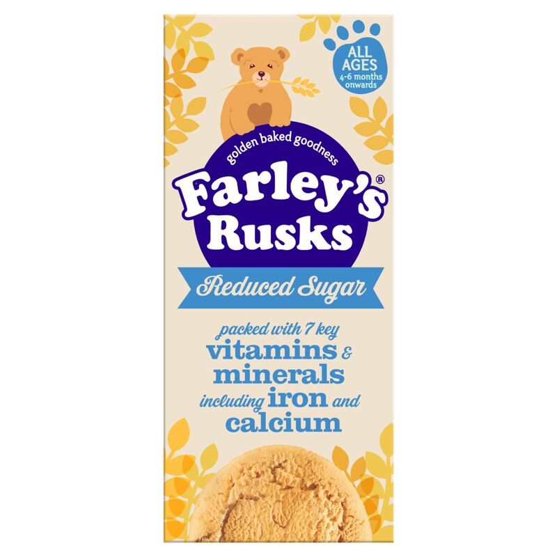 Farley's Rusks All Ages 4-6 Months Onwards Farley's Rusks Reduced Sugar 150g