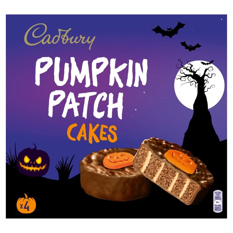 Cadbury 4 Pumpkin Patch Cakes