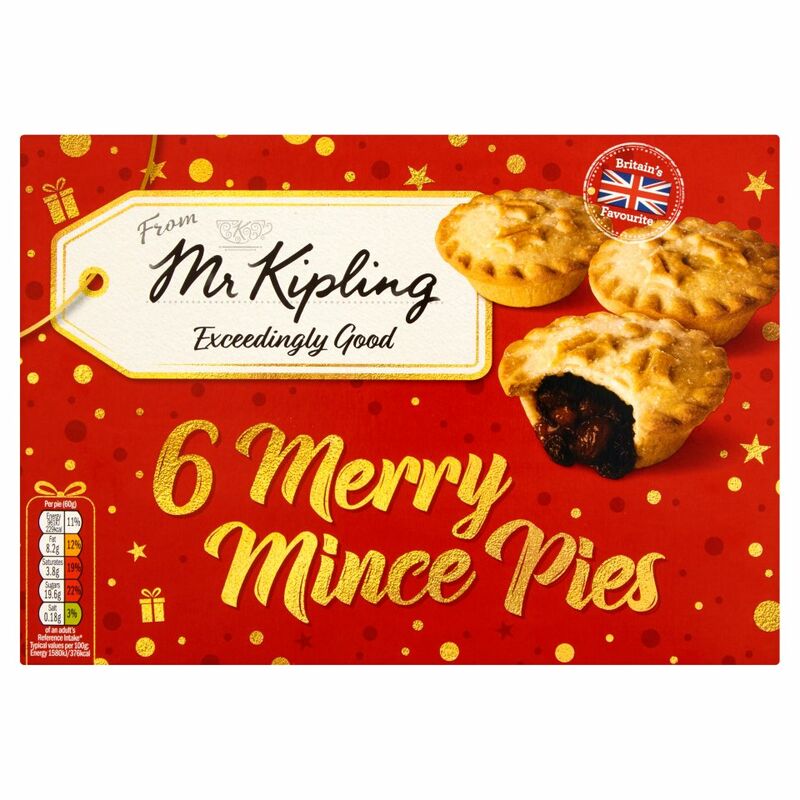 Mr Kipling Exceedingly Good 6 Merry Mince Pies