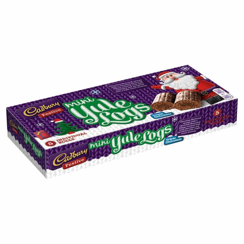 Cadbury 5 Festive Mini Yule Logs