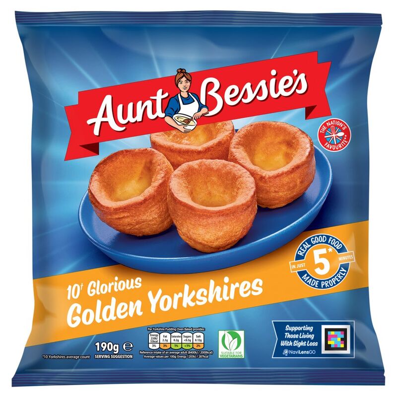 Aunt Bessie's 10 Glorious Golden Yorkshires 190g