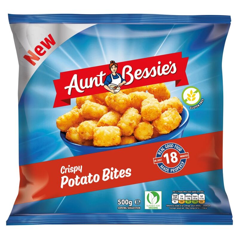 Aunt Bessie's Crispy Potato Bites 500g