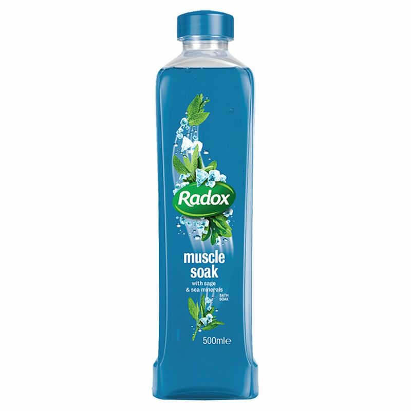 Radox Muscle Soak Bath Soak with Sage & Sea Minerals 500ml
