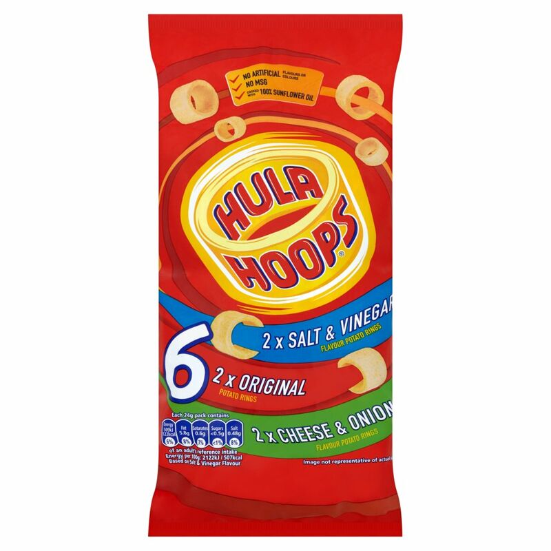 Hula Hoops Family Pack 6 x 24g