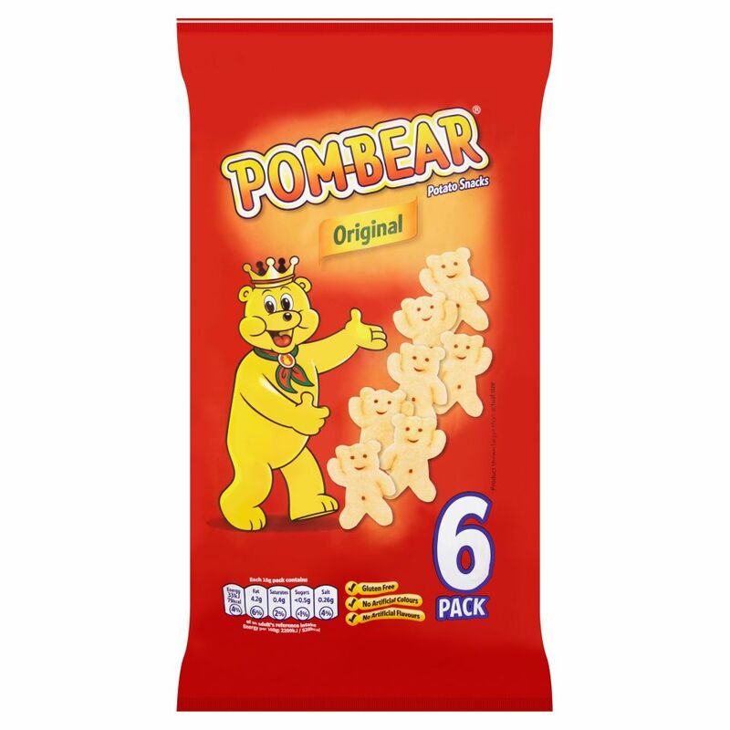 Pom-Bear Original Potato Snacks 6 x 15g