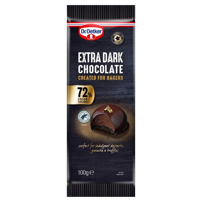 Dr. Oetker Extra Dark Chocolate 100g