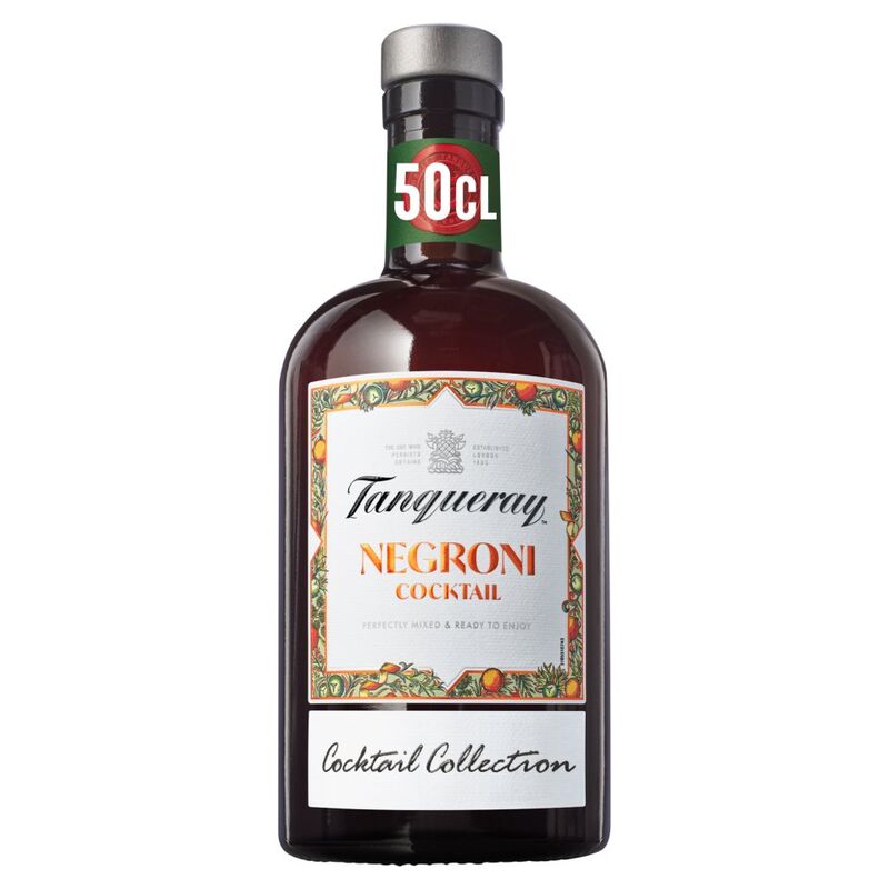 Tanqueray London Dry Gin Negroni Cocktail Drink 50cl