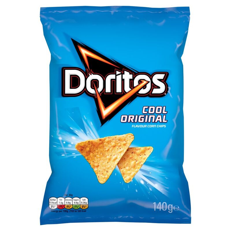 Doritos Cool Original Tortilla Chips Sharing Bag Crisps 140g