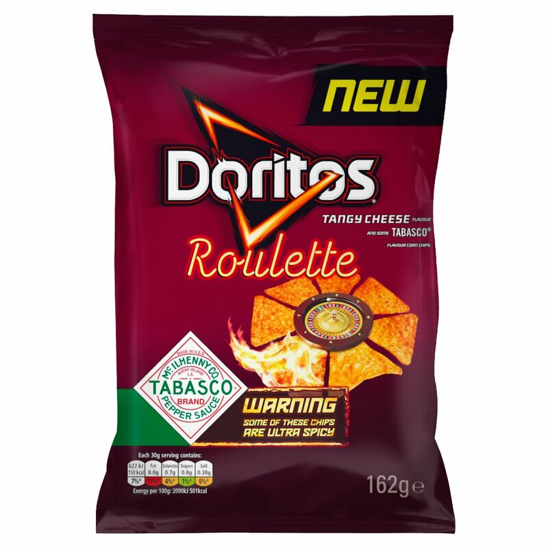 Doritos Roulette Tabasco Tortilla Chips 162g