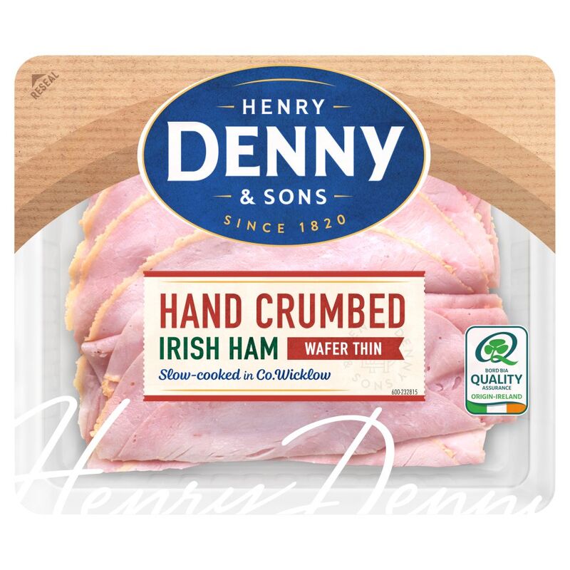 Henry Denny & Sons Slow Cooked Wafer Thin Crumbed Irish Ham 80g