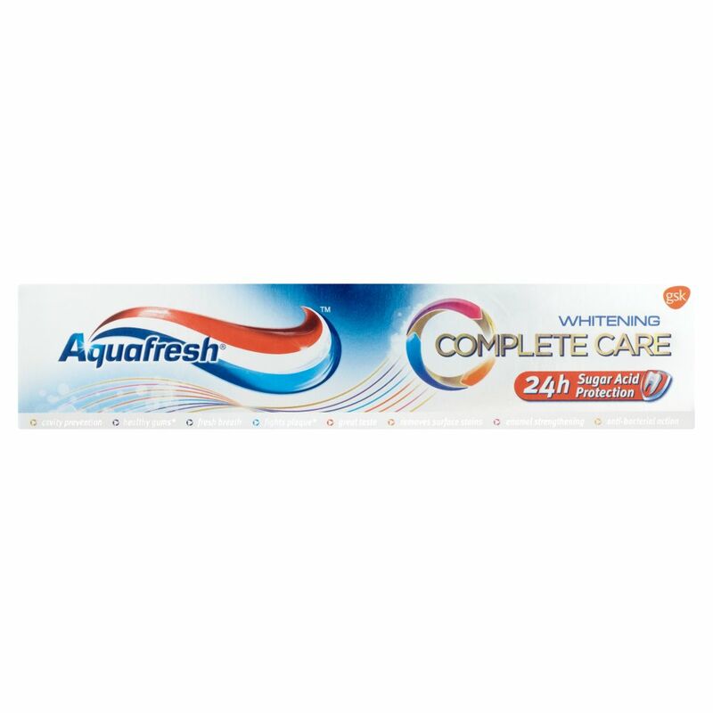 Aquafresh Complete Care Whitening Fluoride Toothpaste 75ml