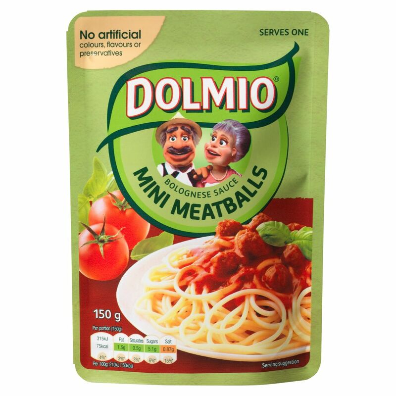 DOLMIO® Mini Meatballs Bolognese Sauce 150g