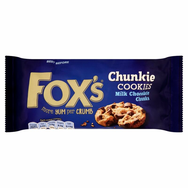 Fox's Chunkie Cookies Milk Chocolate Chunks 180g