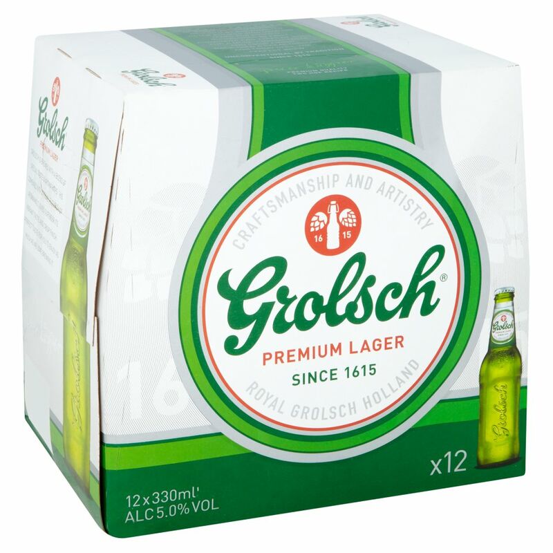 Grolsch Premium Lager 12 x 330ml