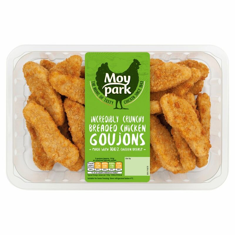 Moy Park Incredibly Crunchy Breaded Chicken Goujons 700g