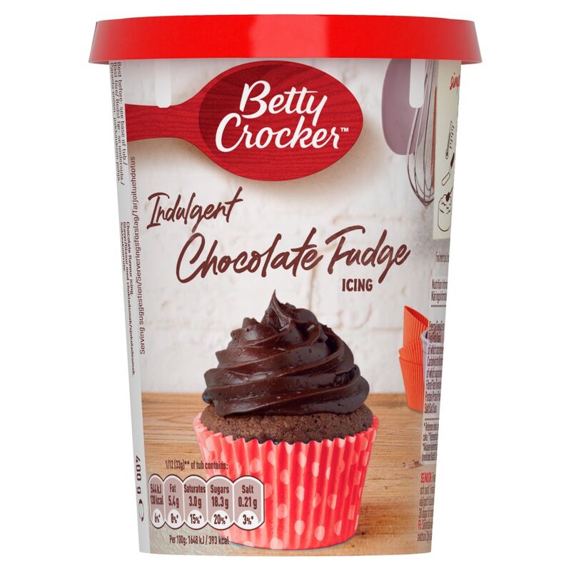 Betty Crocker Indulgent Chocolate Fudge Icing 400g