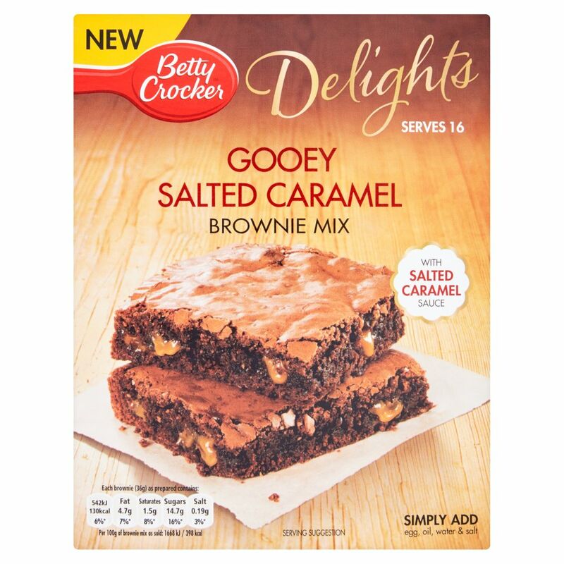 Bc Delights Gooey Salted Caramel Brownie Mix 430g Centra