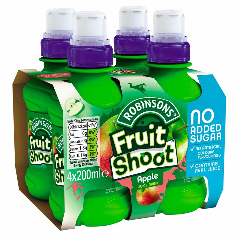 Robinsons Fruit Shoot Apple Juice Drink 4 x 200ml Robinsons Fruit Shoot Apple Juice Drink 4 x 200ml