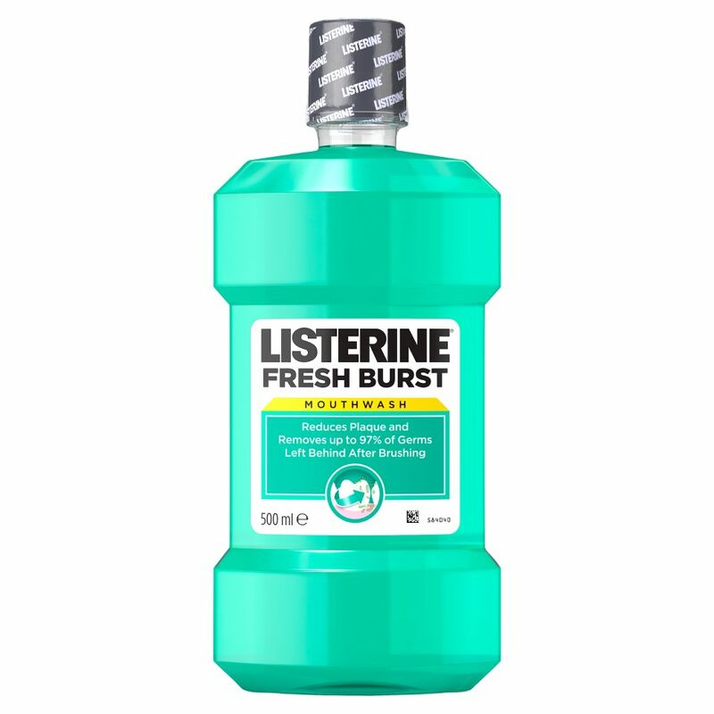 Listerine Fresh Burst Mouthwash 500ml