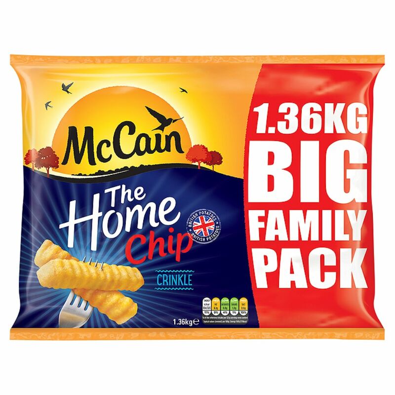 McCain The Home Chip Crinkle Big Family Pack 1.36kg
