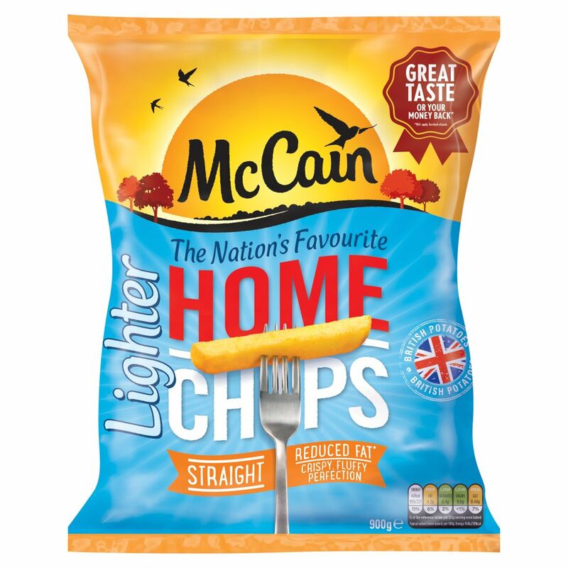 McCain Lighter Home Chips Straight 900g