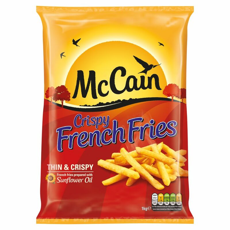 SuperFresh French Fries – 2-Pack, 1kg Each, Crispy Crunchy Frozen Fries, No Preservatives, Product Of Turkey
