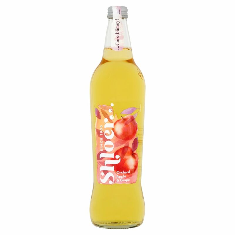 Shloer Orchard Apple & Grape Sparkling Juice Drink 750ml