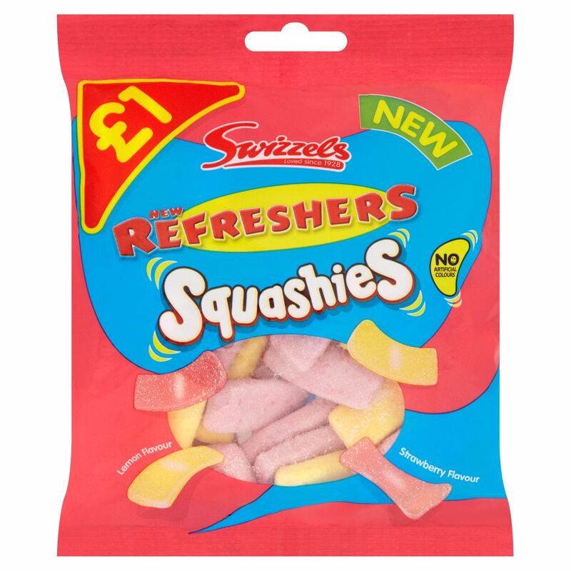 Swizzels Refreshers Squashies Lemon and Strawberry Flavour