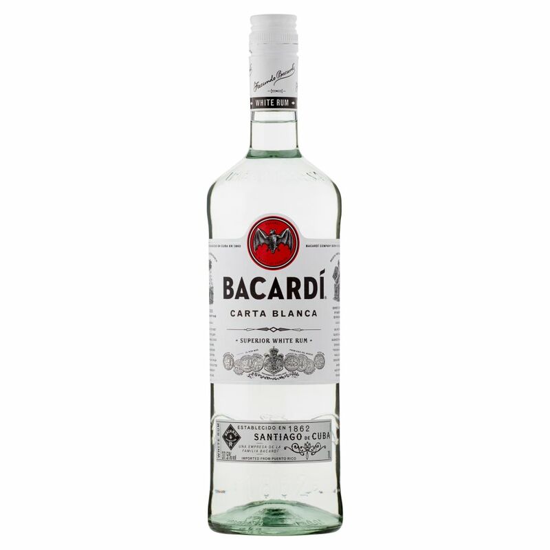 Bacardí Carta Blanca Superior White Rum 1L