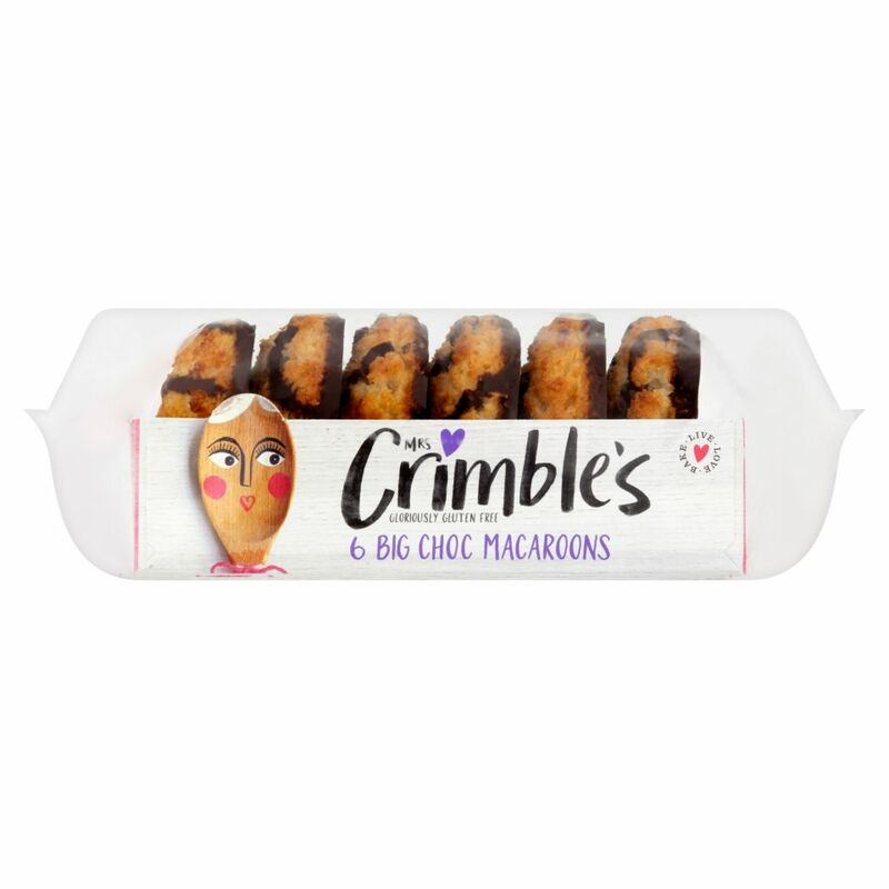Mrs Crimble's 6 Big Choc Macaroons 225g Mrs Crimble's 6 Big Choc Macaroons 225g