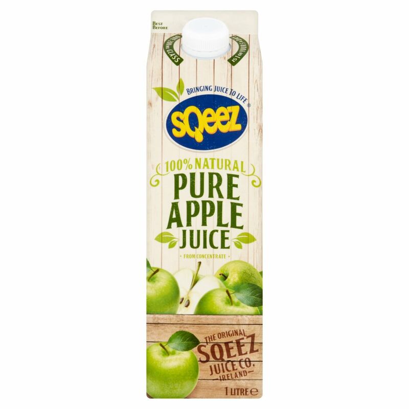 Sqeez Pure Apple Juice from Concentrate 1 Litre Sqeez Pure Apple Juice from Concentrate 1 Litre