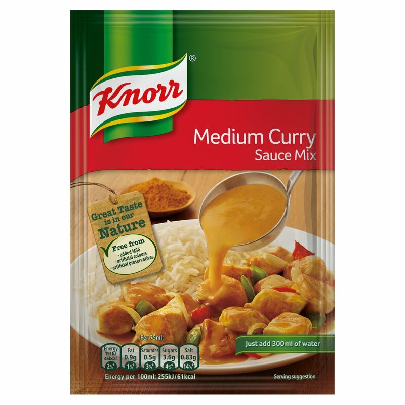 Knorr Medium Curry Sauce Mix 47g