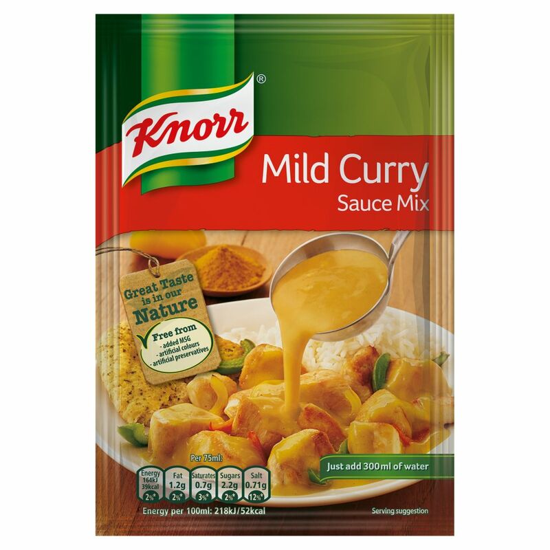 Knorr Sauce Curry Mild 38g Centra