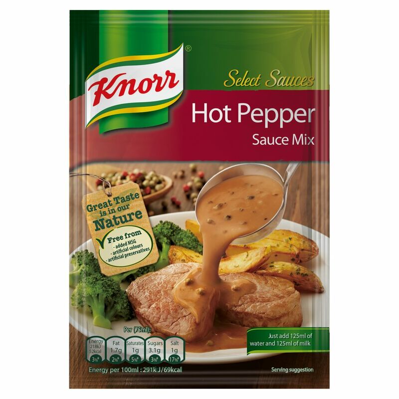 Knorr Select Sauces Hot Pepper Sauce Mix 27g