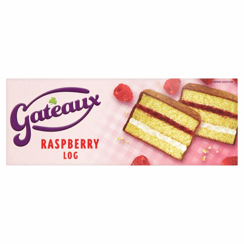 Gateaux Raspberry Log 215g Gateaux Raspberry Log 215g