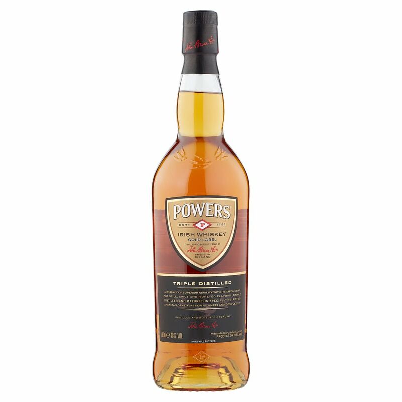 Powers Irish Whiskey Gold Label 700ml Powers Irish Whiskey Gold Label 700ml