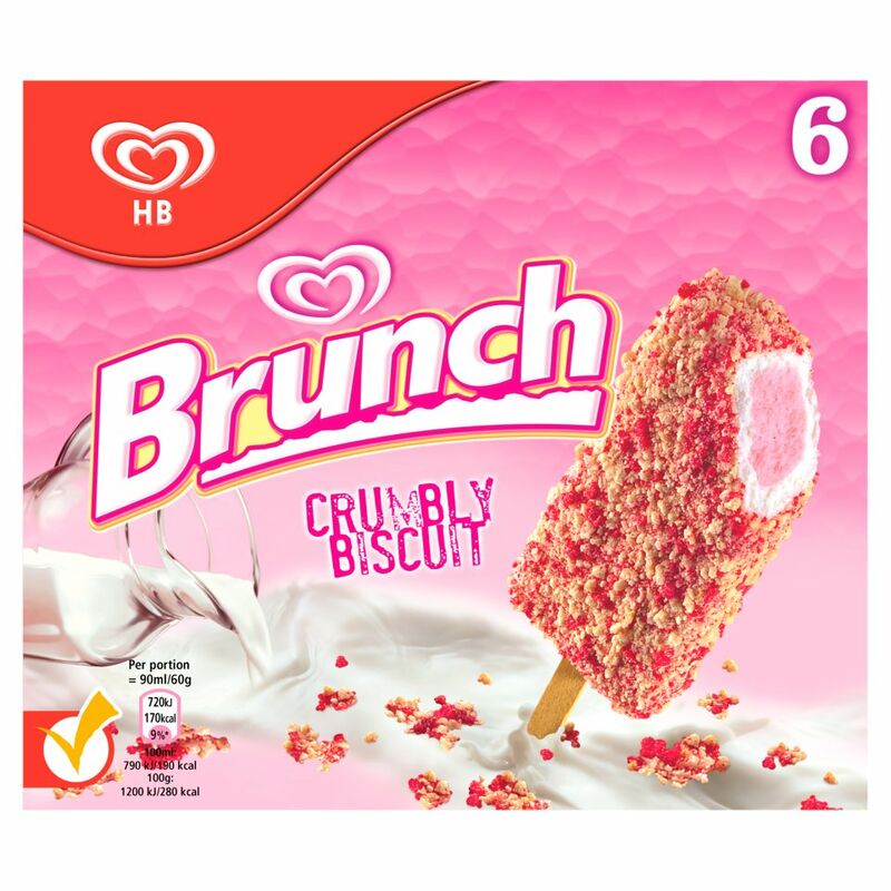 Brunch Ice Cream Lolly 6 x 90ml