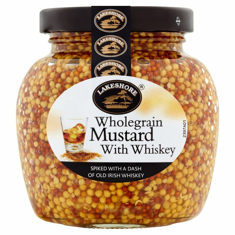 Lakeshore Wholegrain Mustard with Whiskey 205g Lakeshore Wholegrain Mustard with Whiskey 205g