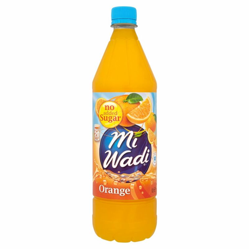 Mi Wadi Orange No Added Sugar 1L