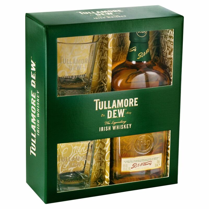 Tullamore Dew Irish Whiskey and Glass Pack