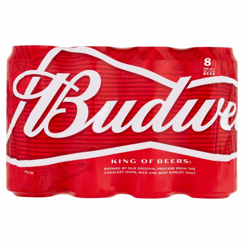 Budweiser Beer 8 x 500ml