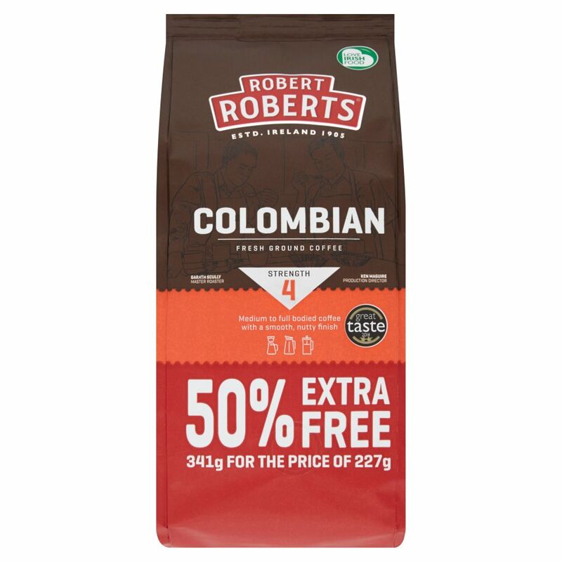 Robert Roberts Colombian Fresh Ground Coffee 341g Robert Roberts Colombian Fresh Ground Coffee 341g
