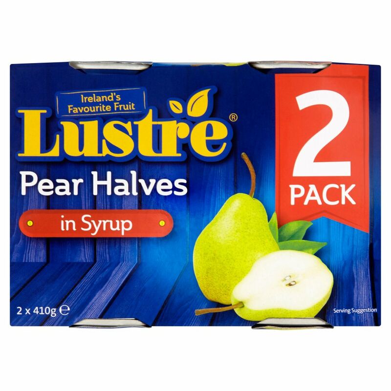 Lustre Pears Halves in Syrup 2 x 410g Lustre Pears Halves in Syrup 2 x 410g