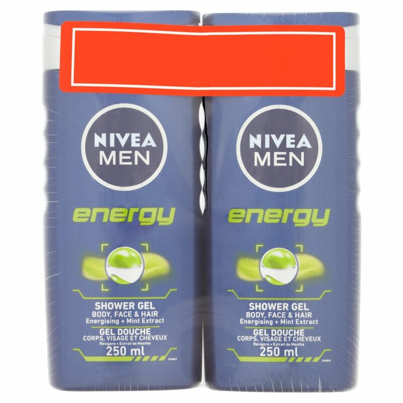 NIVEA® MEN Energy Shower Gel 250ml NIVEA® MEN Energy Shower Gel 250ml