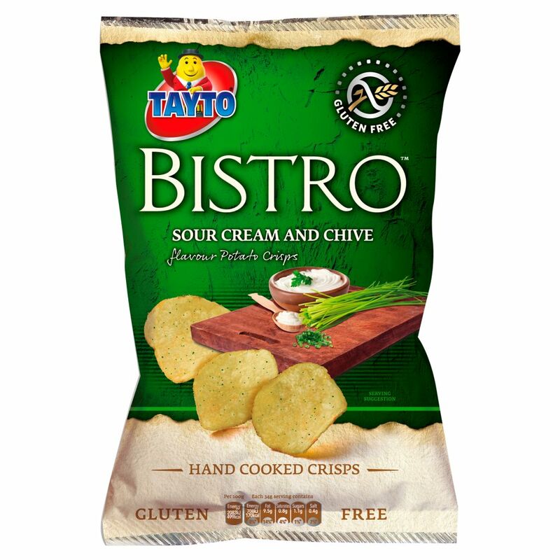 Tayto Bistro Sour Cream and Chive Flavour Potato Crisps 135g