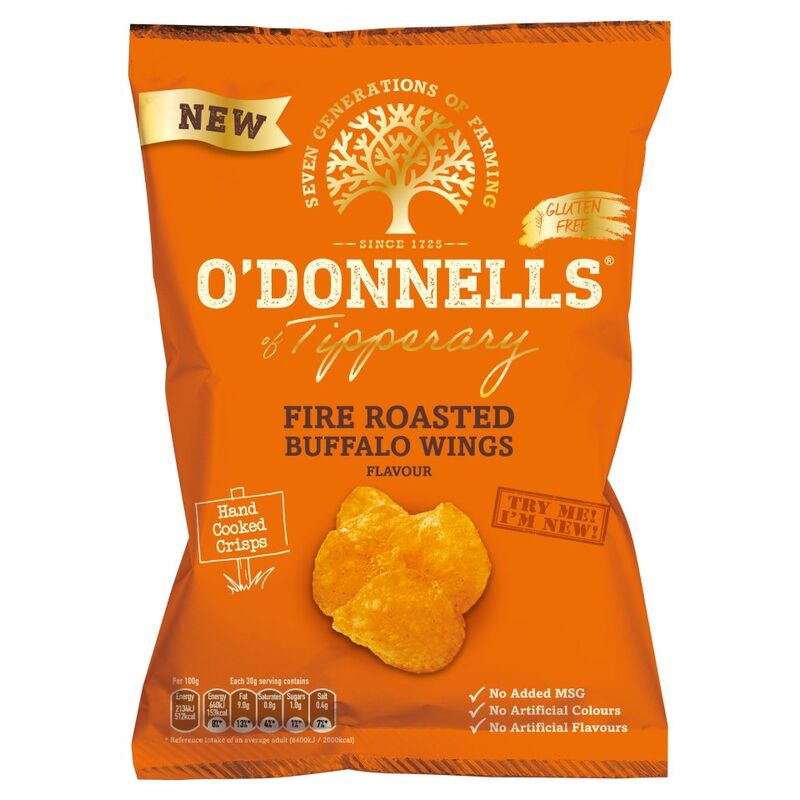 O'Donnells Fire Roasted Buffalo Wings Flavour 125g