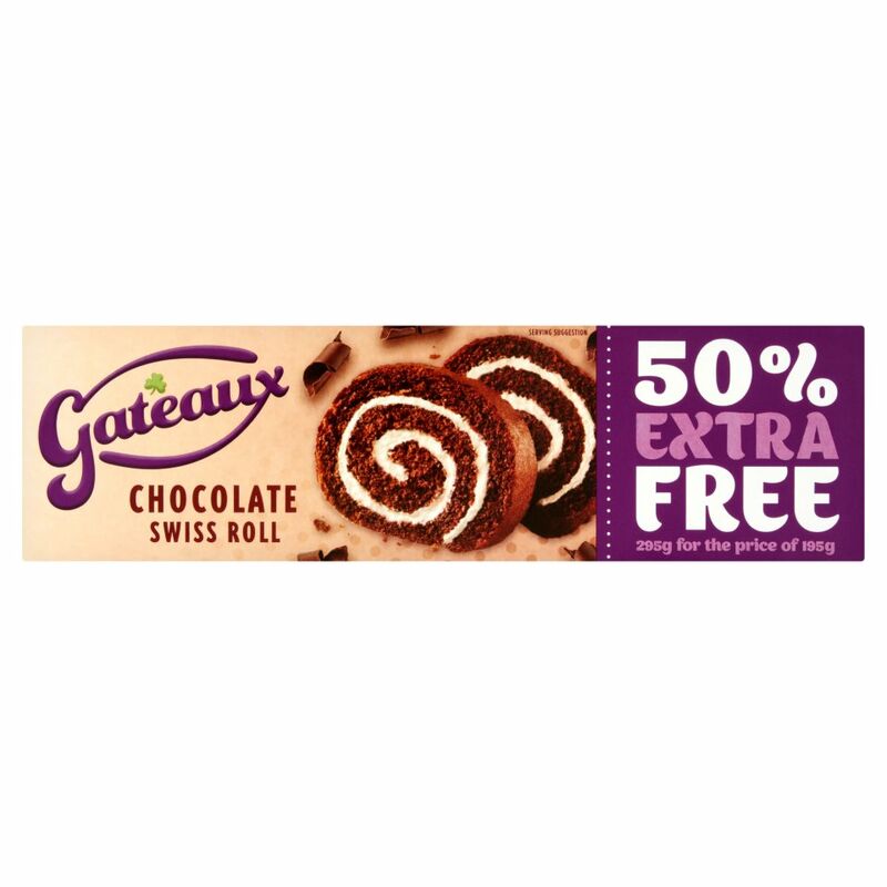 Gateaux Chocolate Swiss Roll 295g