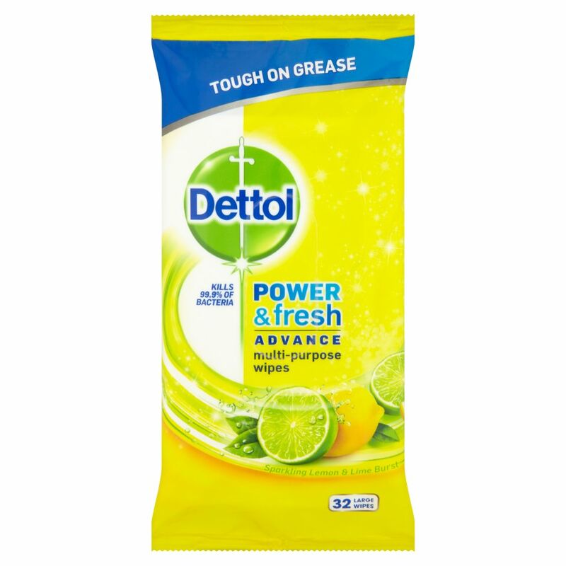 Dettol Cleaning Wipes Power & Fresh Citrus 32 Pack - Centra